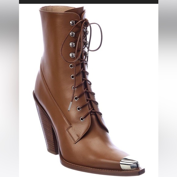 MICHAEL KORS Collection RADCLIFFE RUNWAY Leather Boots Sz 39.5 NIB - Picture 3 of 5